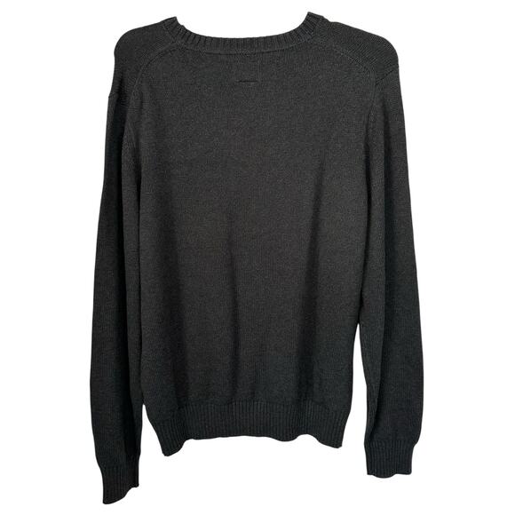 NWT St. John's Bay Crewneck Sweater Dark Charcoal Gray Heather Pullover Size L - Picture 5 of 8